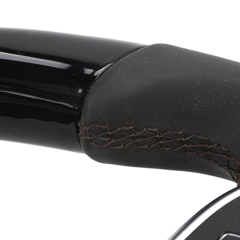 メルセデス・ベンツSクラスW222 W223 W247 W246 W242用カスタムボラントブラックピアノレザー限定木製ステアリングホイール