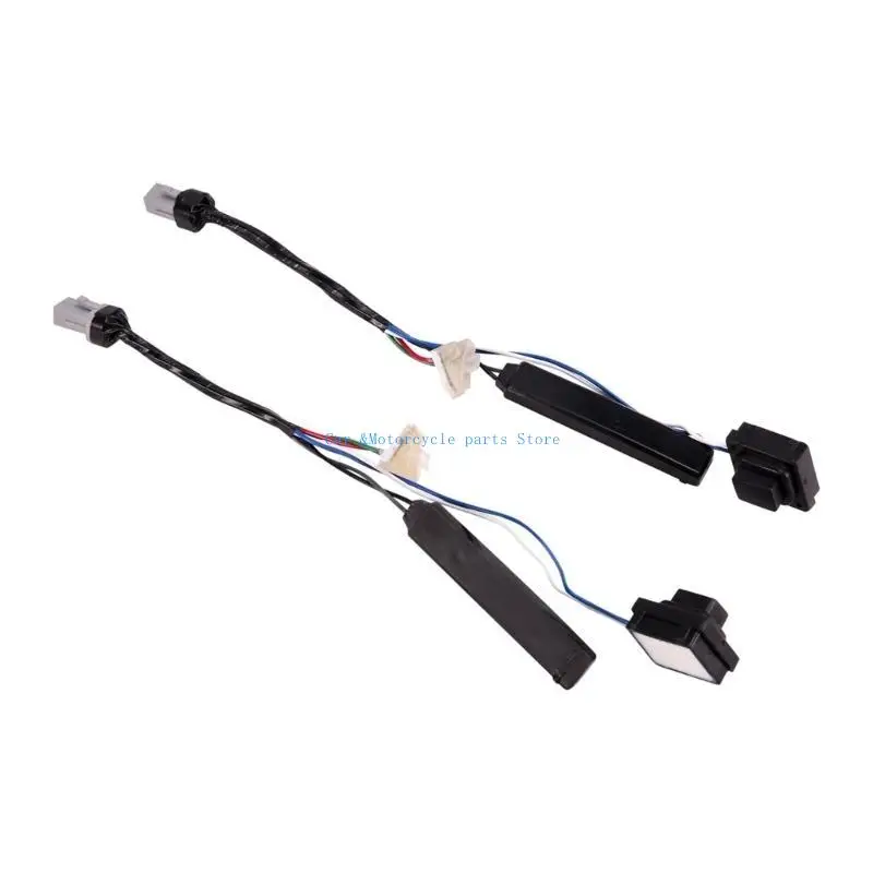 

Y9UC Pair Front Door Handle Buttons Anti rusts Door Handle Direct Fitment Handle Left Right Door Handle Car Spare Part for KX5