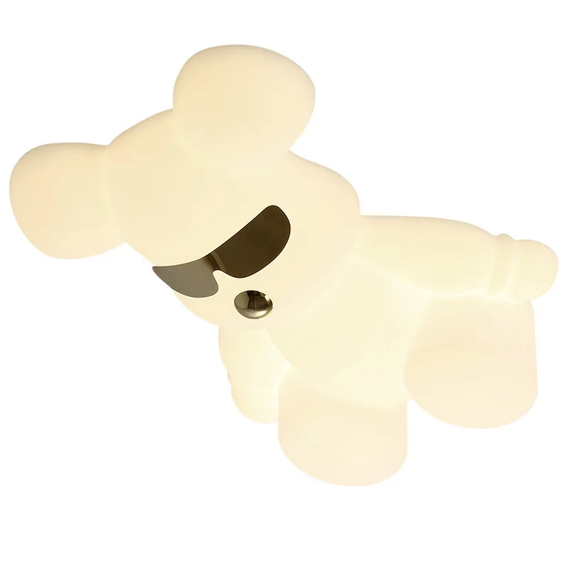 

Bedroom ceiling light, children's room eye protection cartoon violent bear light