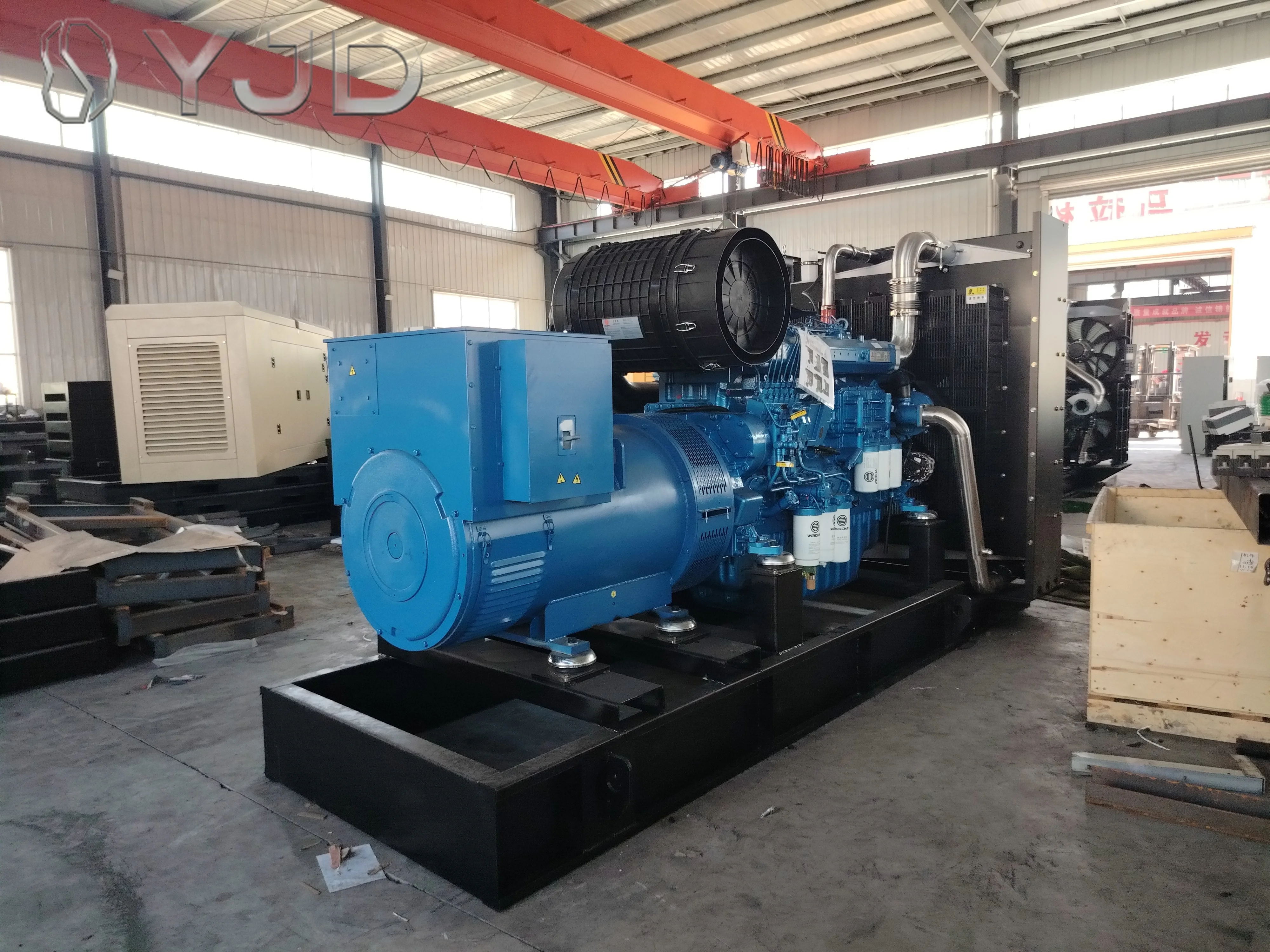 Weichai 50KW 380V Diesel Three-Phase Large Generator Set Open Frame 1800 RPM Speed 30/100/200/300/1000kw Power