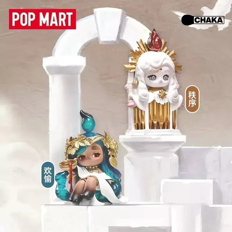البوب مارت تشاكا شمعة الهمس سلسلة صندوق أعمى اللعب Kawaii أنيمي عمل الشكل الكرتون نموذج ديكور المنزل سطح المكتب دمى الفتيات هدية