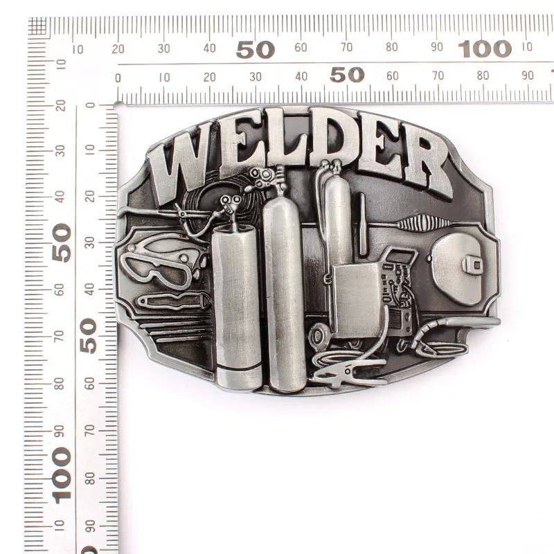 Welder MEN Belt BuckleHandmade Homemade Smooth Components METAL 3D ALLOY Decorative Waistband Clothing  Accessories