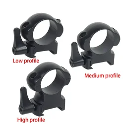 2 Pcs QD Diameter 25.4mm 30mm Tactical Hunting Sight Scope Mount Ring Level Durable And Firm Universal 20mm Picatinny Accessory