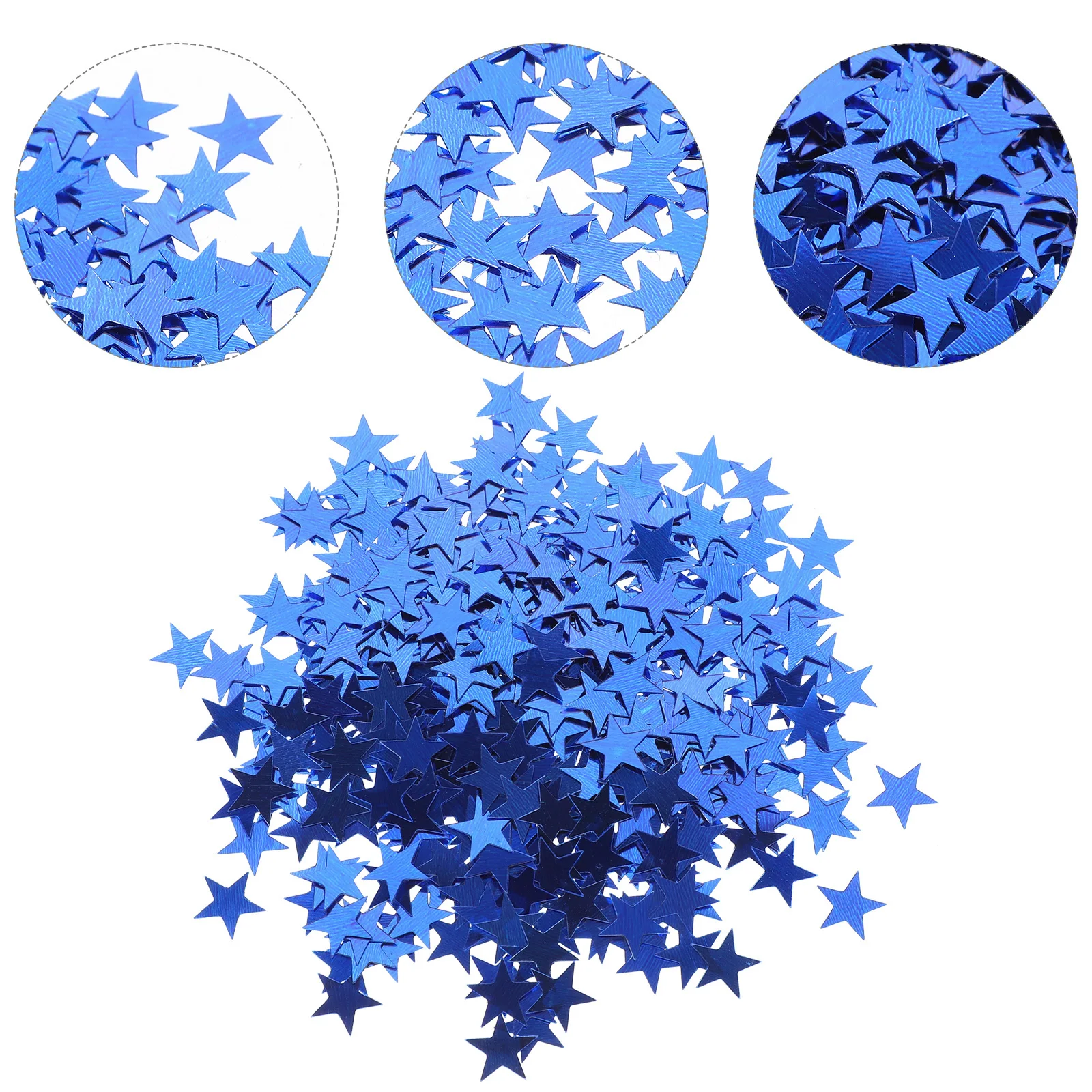 

2000Pcs 10Mm Pentagram Sequins Blue Small Colorful Confetti Set for Party Favors Decorations Table Centerpiece Wedding Birthday