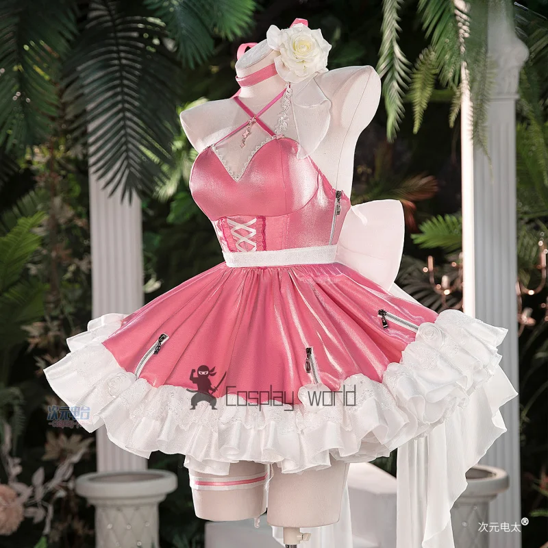 

GODDESS OF VICTORY: NIKKE‌‌ Cosplay Costume Dorothy‌ Pink Sweet Lolita Princess Dress Outfit Halloween Carnival Uniform Suit