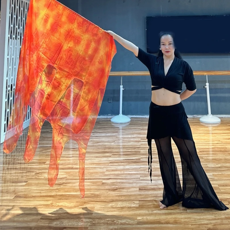 Flame Praise Church Flags Praise Dance Worship Flags with Scalable Rod for Worship Dance Practice Performances
