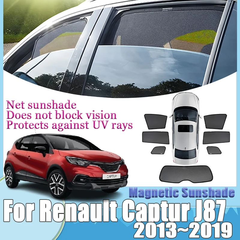 

Для Renault Captur Samsung QM3 J87 2013-2019 магнитные солнцезащитные козырьки, занавеска, детали для защиты конфиденциальности, инструменты, автоаксессуары
