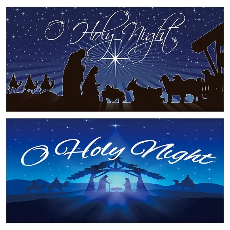 Holiday Garage Door Covers Outdoor Holy Nativity Christmas Garage Door Banner Outdoor Christmas Holiday Garage Door Banner Cover