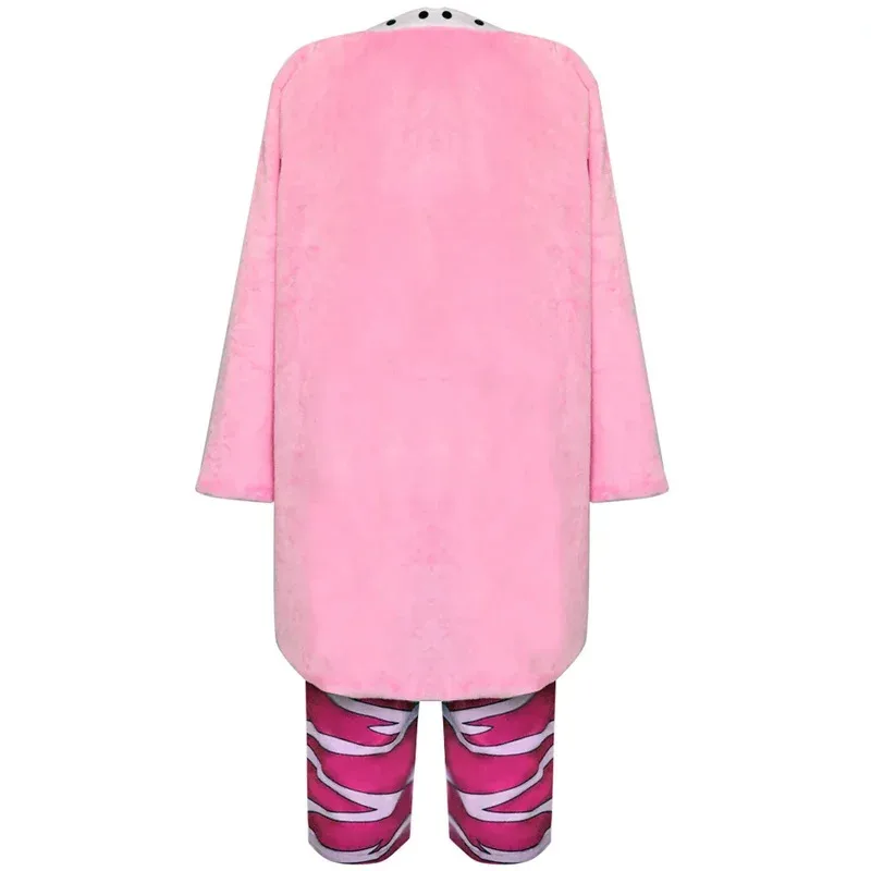 2025 anime donquixote doflamingo cosplay traje adulto homem óculos rosa camisa casaco roupas halloween carnaval festa disfarce su