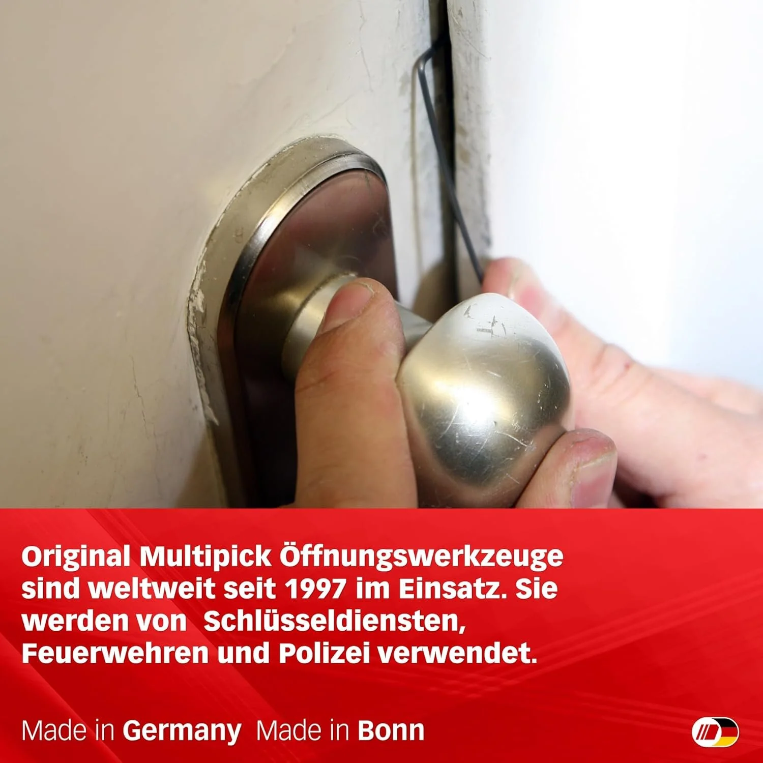 4-piece high-quality locksmith tool kit with hooks suitable for beginners to practice locksmith training, disassembly and pickin