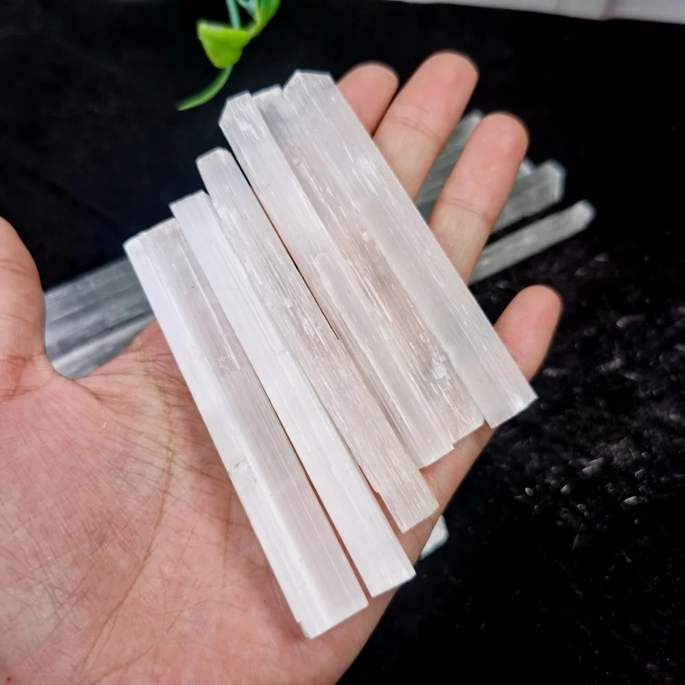 Bulk Wholesale Natural Crystal Wands Selenite Stick