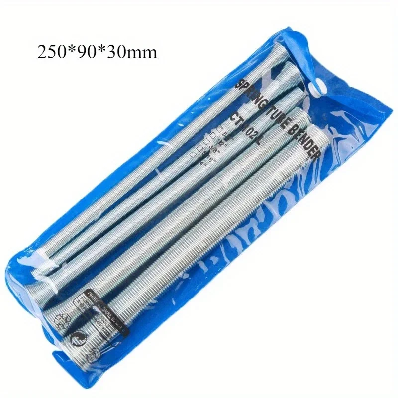 5PCS Spring Tube Bender 1/4 1/2 3/8 5/8 5/16 for Copper Aluminium Tube Bending Hand Tools Spring Wire Pipe Plumbing Tools