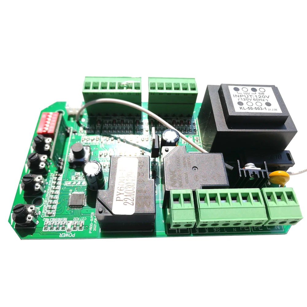 120VAC only Soft Sart Sliding gate opener motor control unit PCB controller circuit board electronic card