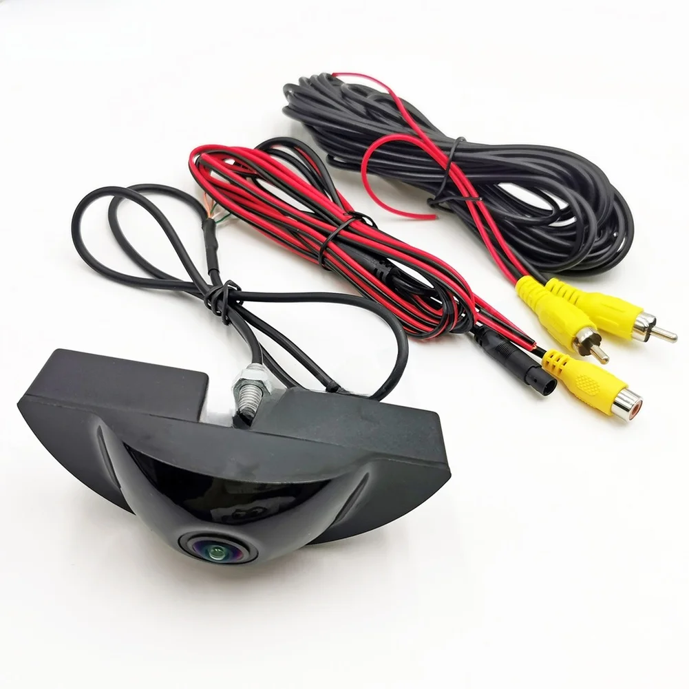 Wide Angle Lens Front View Camera For Enhanced Driving Visibility 120 Degree Field Of View Sturdy Plastic Housing