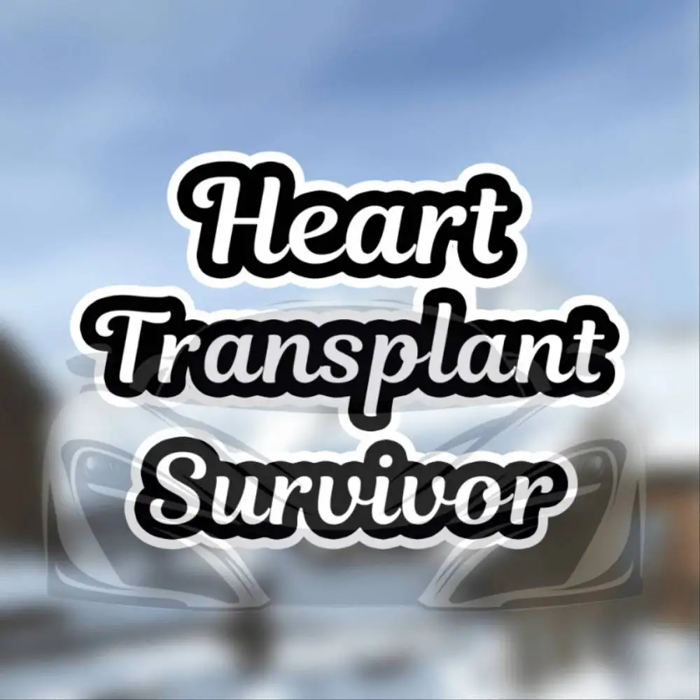 Heart Survivor Durable Self Adhesive Vinyl Sticker Decal For Cars Laptops Wall Window Waterproof Stickers For Decorating Car Win