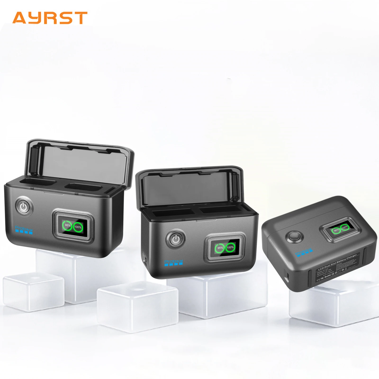 Dual Slot Battery Charger NP-FZ100 FW50 LP-E6NH LP-E17 EN-EL15c EN-EL25 DMW-BLK22 For Sony Canon Nikon Panasonic