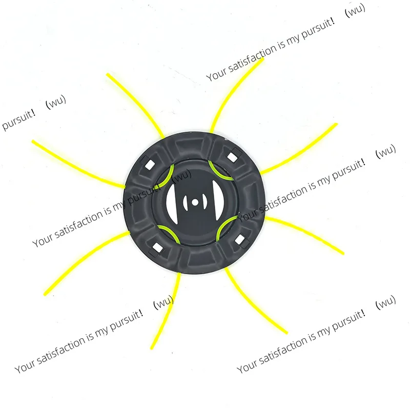 Small lithium battery lawn mower special iron plate lawn head is not afraid of stone accessories