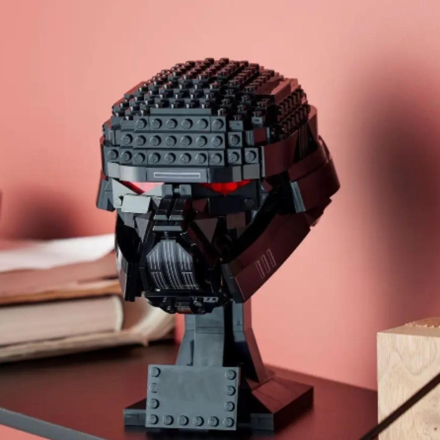 ホットトイズ-693ピース-スター・インターステラー・コンフリクト-スペース・ウォー-ダークトルーパー-ヘルメット-組み立てブロック-パズルモデル-誕生日飾り-ギフト