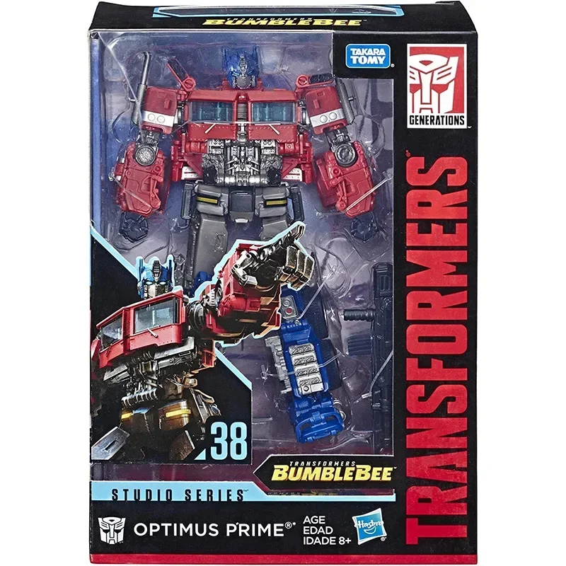 In Stock Hasbro Transformers Toys Studio Series 38 Voyager Class Optimus Prime SS38 Anime Action Figure Model Toys Collection