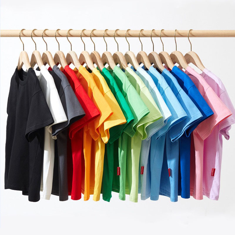  1pcs Summer Pure Cotton Boys Girl Solid Color Tees Fashion Top Childrens Short Sleeve Clothes T-shirts Child Loose Casual Tshirt 