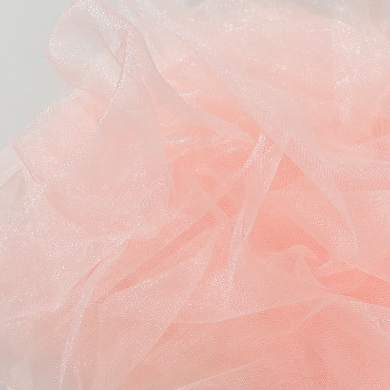 

Бело-розовое синее мягкое блестящее тюлевое платье, свадебное платье, ткань для вечернего платья, настольный флаг, марля на спинку стула, ткань для фона