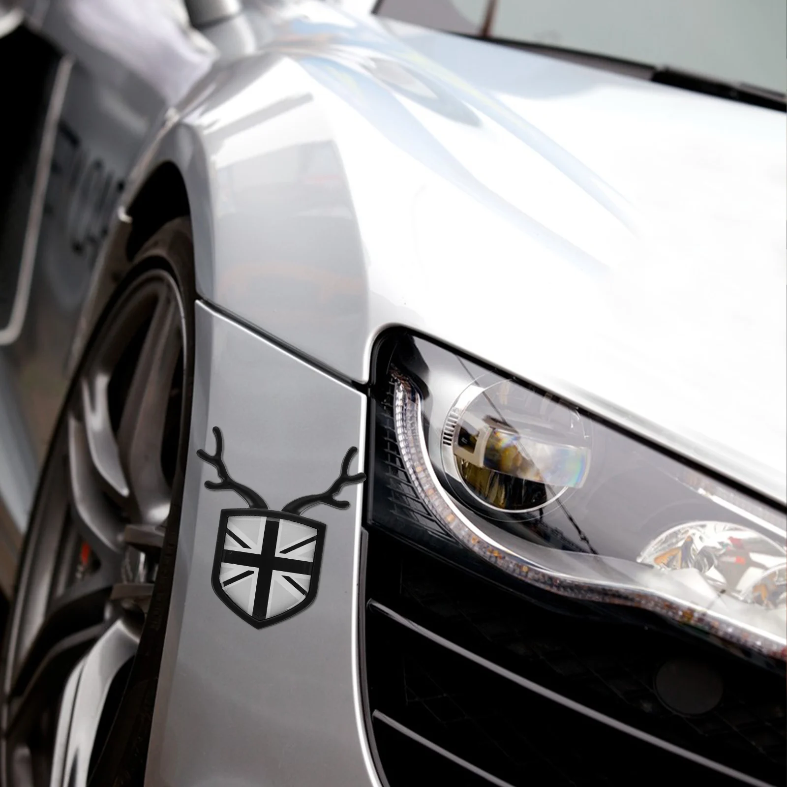 

Car Sticker Uk Flag 3D Automotive Emblem Fade Resistant Vehicle Exterior Decor Easy Application Badges Decals For Cars