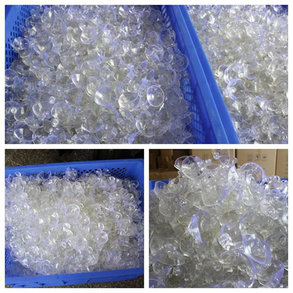 

140Pcs Clear PVC Suckers Strong Suction Cups for Glass Mirrors Windows Doors Car Hanging Decorations Easy to Attach Remove No