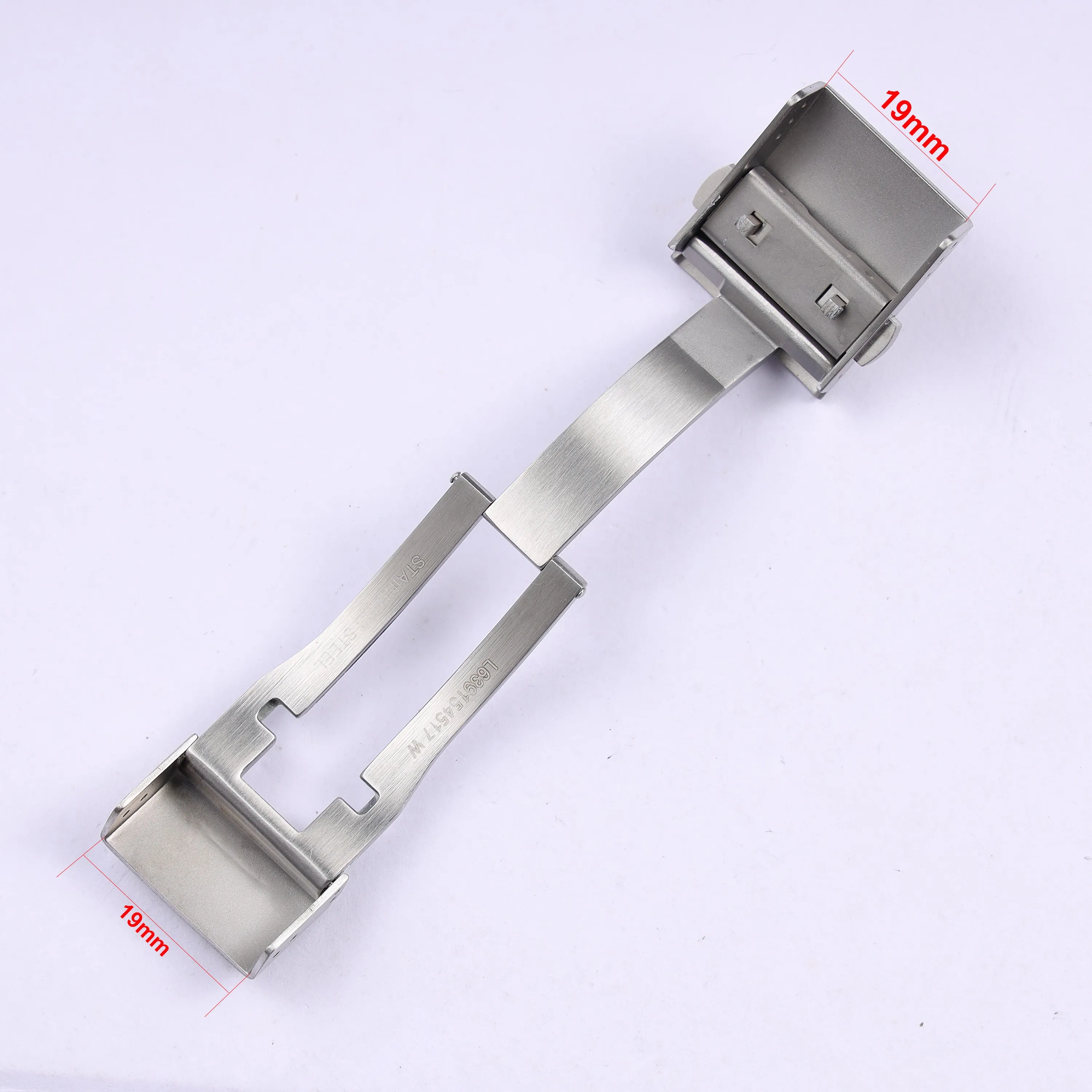 Stainless Steel Deployment Fold Buckle For Longines Clasp Watch Band Accessories For CONQUEST HYDROCONQUEST L3 19mm Metal