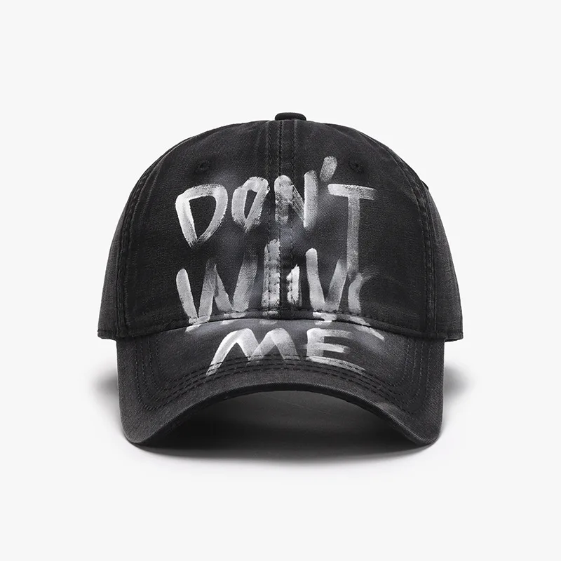 Baseball Cap for Men Women Cotton Soft Top Big Letters Printing Y2K Hip Hop Hats Unisex