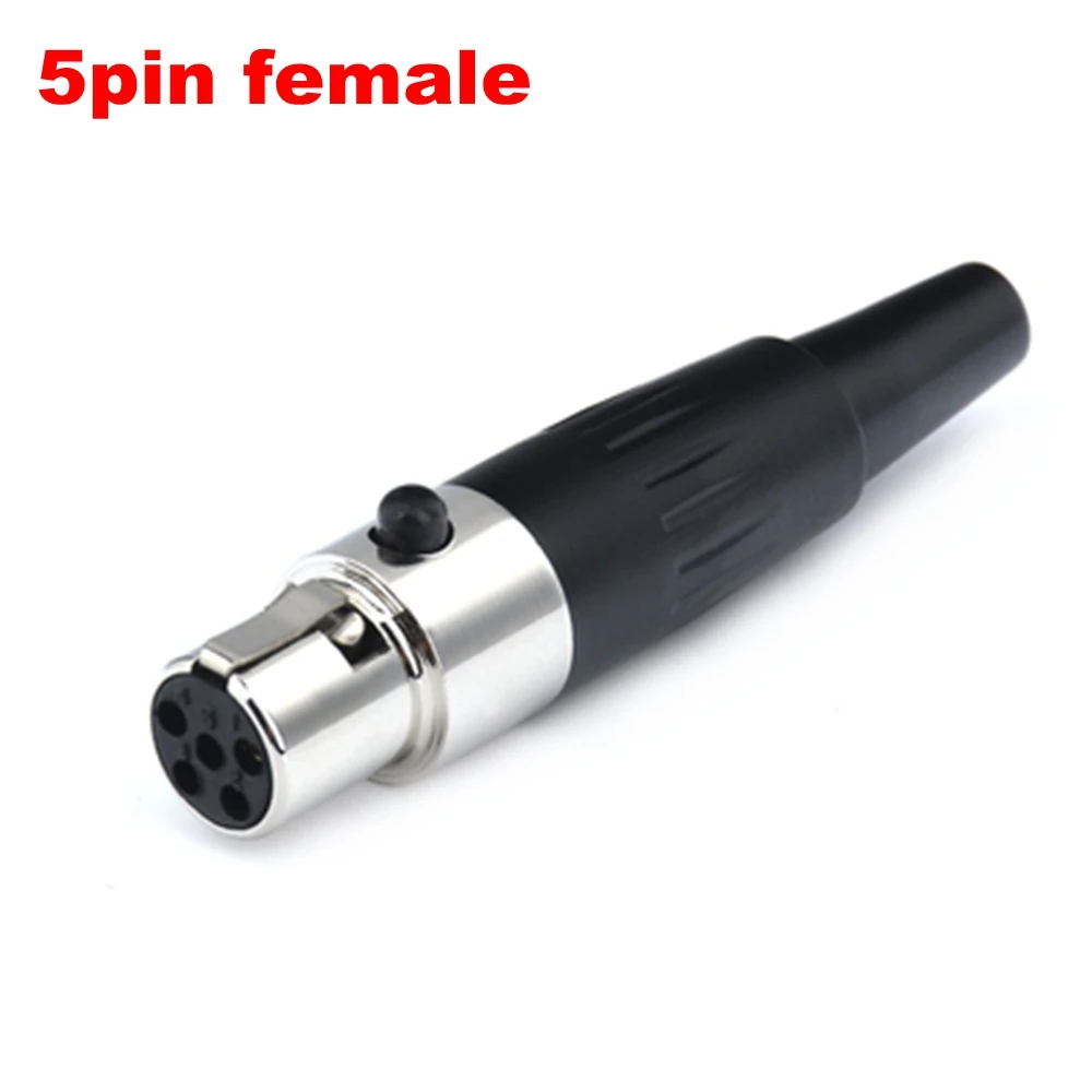 1 قطعة صغيرة XLR 3 4 5 6 7 دبوس ذكر/أنثى الهيكل لوحة المقبس التوصيل الصغيرة XLR الصوت ميكروفون موصل هيئة التصنيع العسكري
