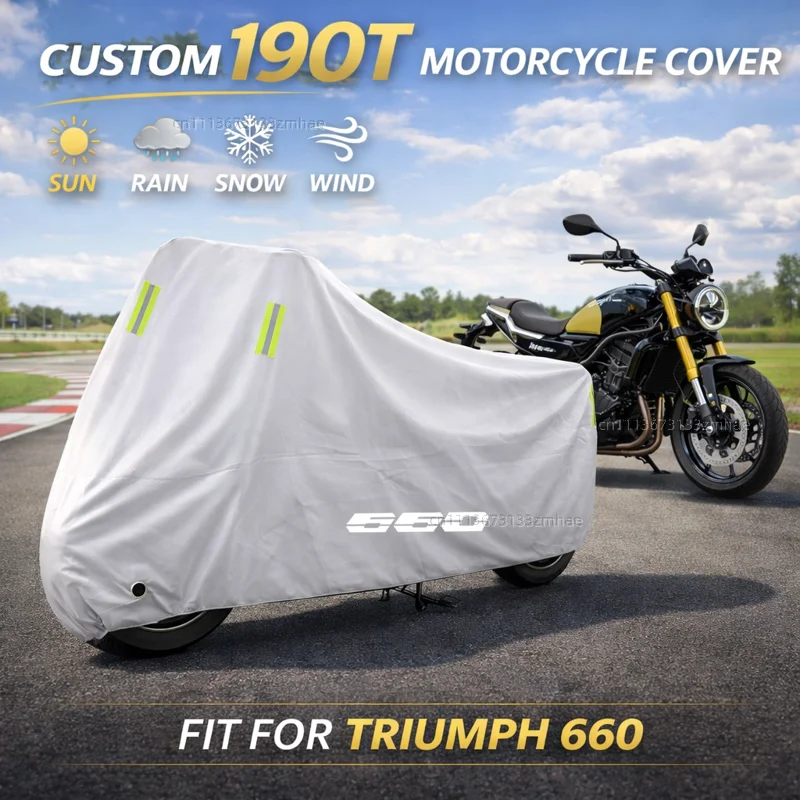 

Чехол для мотоцикла Triumph Trident 660 Sport Tiger 660 Trident660, водонепроницаемый, сверхпрочный, для улицы, защита от дождя, пыли и солнца