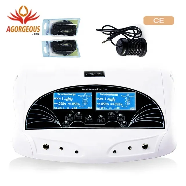 

Gorgeous Beauty Professional foot detox machine dual detox foot cleanse spa