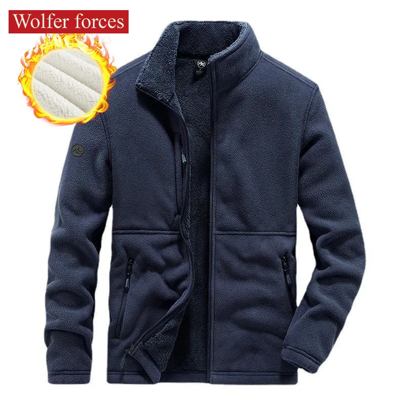 

Coats Men's Jackets Winter Winter Button Coat for Men Tactical Jacket Man Military Fleece Militari Motorcycle Heating