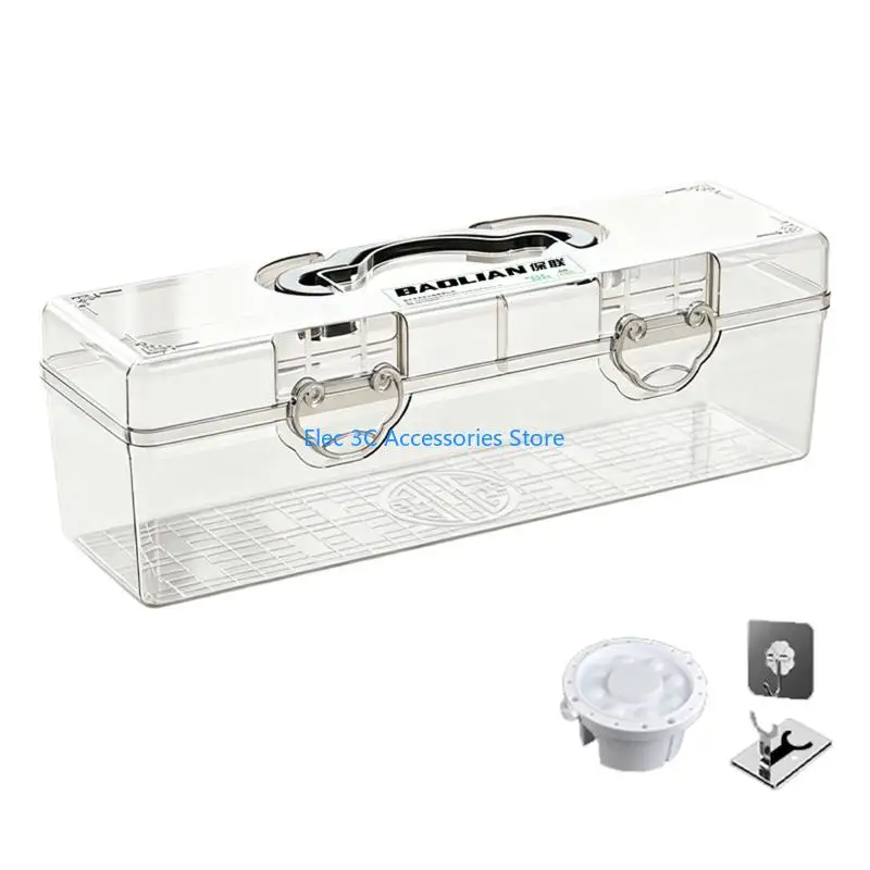 Y51A Light Weight Plastic Transparent Art Materials Organizers Container For Painting