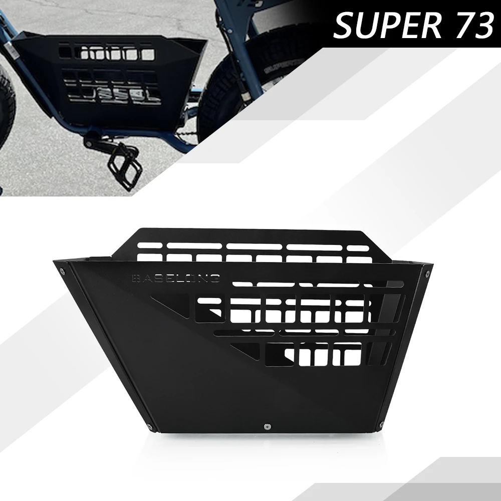 For Super73 S2 Basket Storage Basket Electric Bike Accessories For SUPER73-S2 X Indian 73-S Blackout SE 73-S Adventure Series