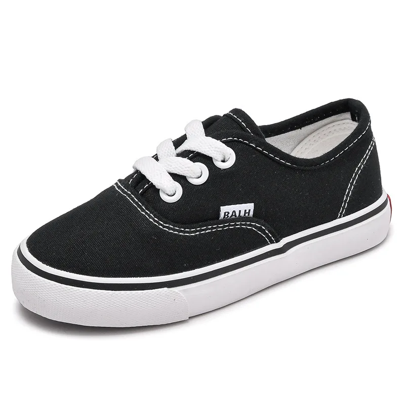 Children Lace Up Casual Shoes Kids Soft Bottom Lightweight Comfort Flat Board Shoes Toddler Breathable Fashion Canvas Shoes