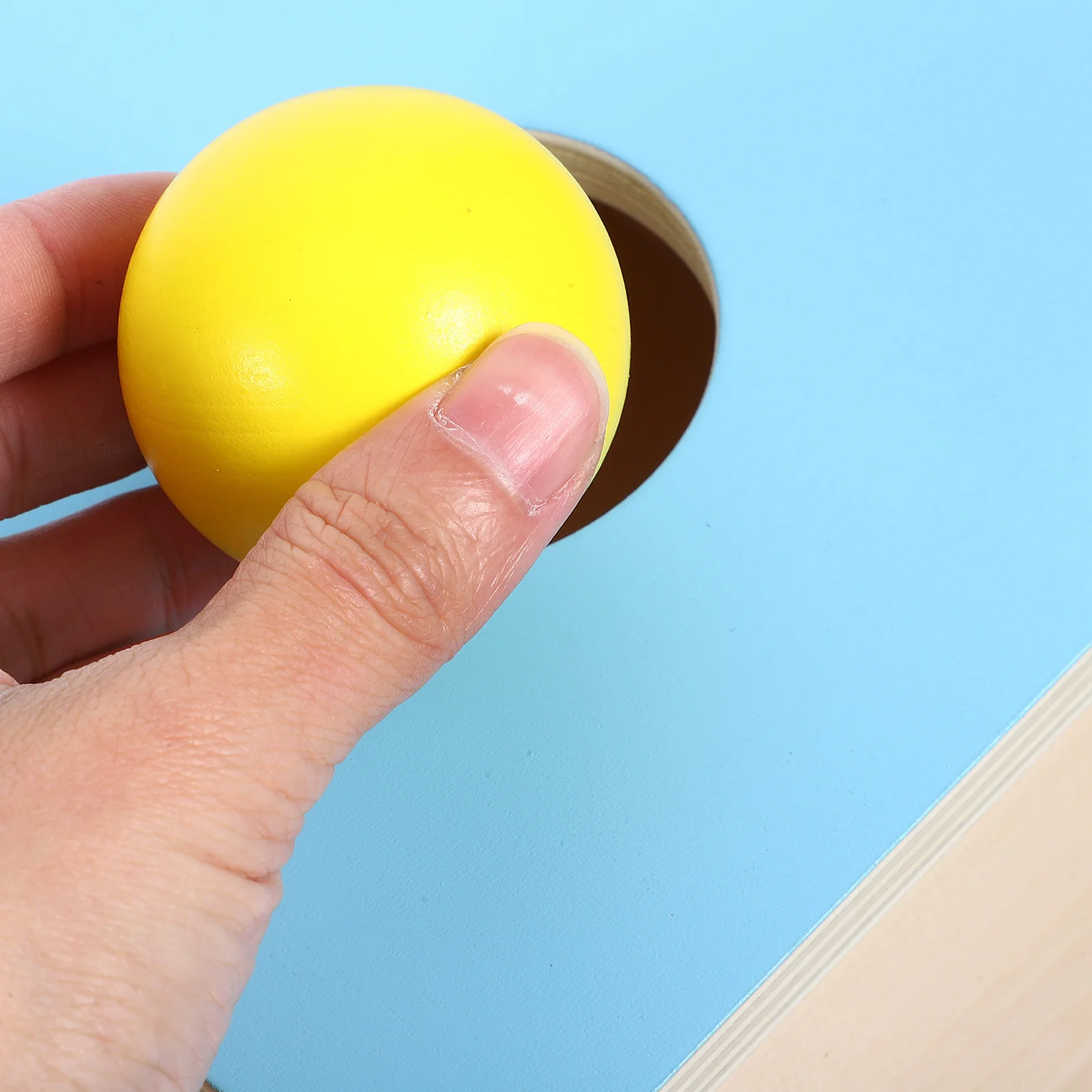 1 Zestaw Drewnianych Kul do Rzucania w Pudełku, Edukacyjna Gra, Wczesna Nauka, Sensoryczna Gra z Kulami, Rozwój Poznawczy