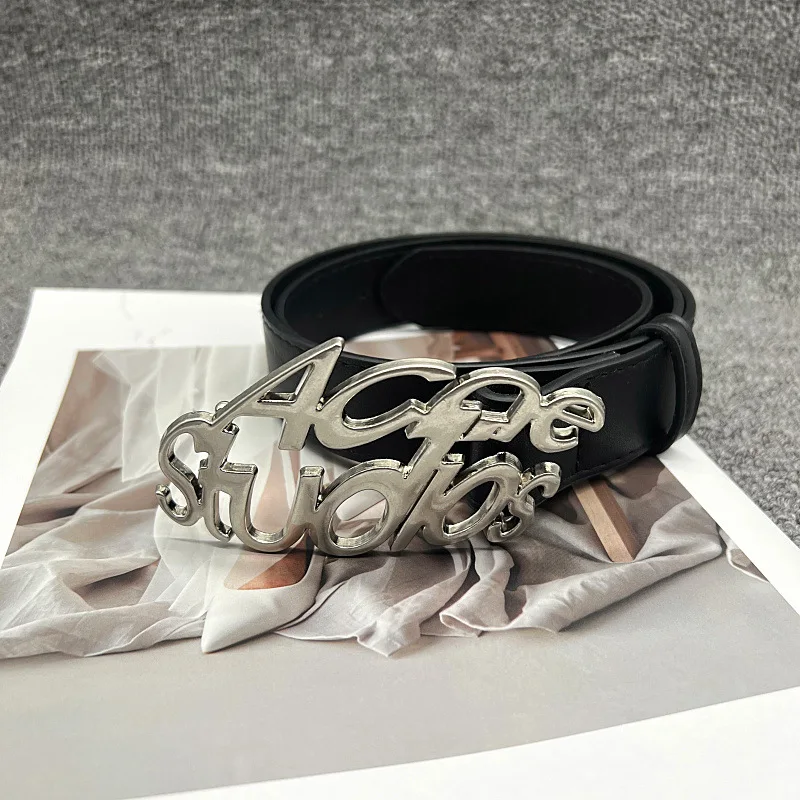 Vrouwelijke tailleband legering gesp pin gesp jeans zwarte riem chique luxe merk dames vintage riem lederen riem voor dames