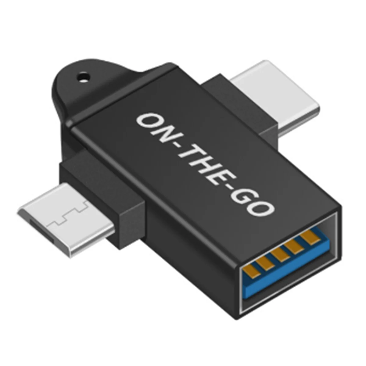 Convertidor USB C a USB 3,0 OTG, adaptador micro-otg tipo C 2 en 1