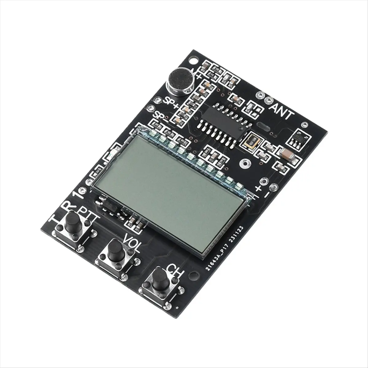 A40I FM Walkie Talkie Circuit Board Transceiver Module FM Transmitter Receiver Module 7 Frequency 27-480MHz DC3.3-6V