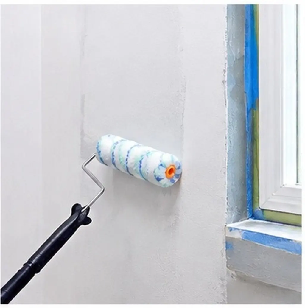 20Pcs Wall Paint Roller Brushes Polyester Fabric Paint Roller Cover Excellent Coverage Smooth Finish Reusable Washable for All