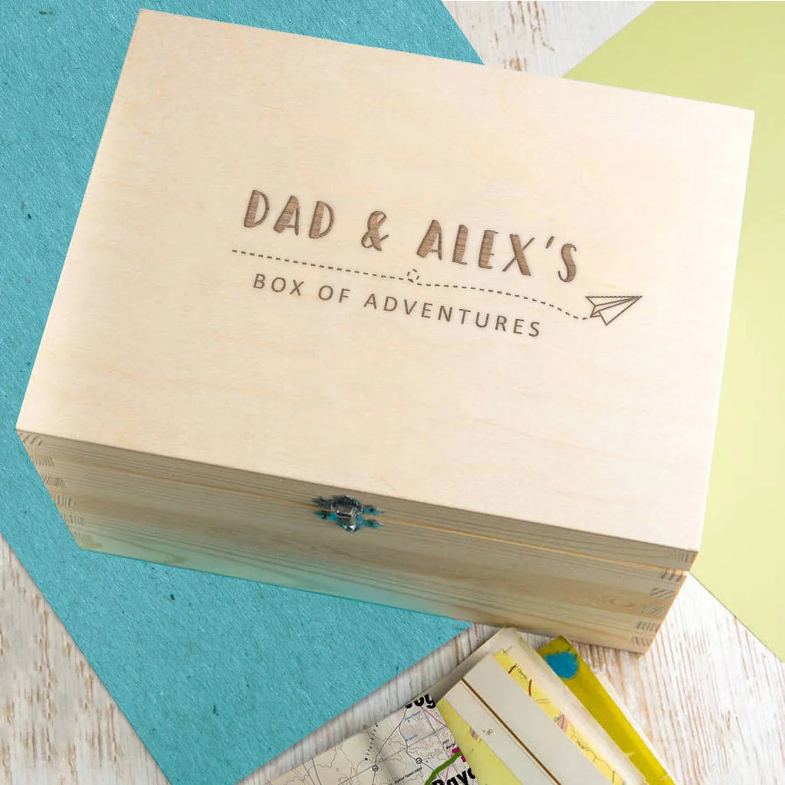 Personalised Daddy Adventure Box from Son or Daughter - Christmas Gifts for Daddy