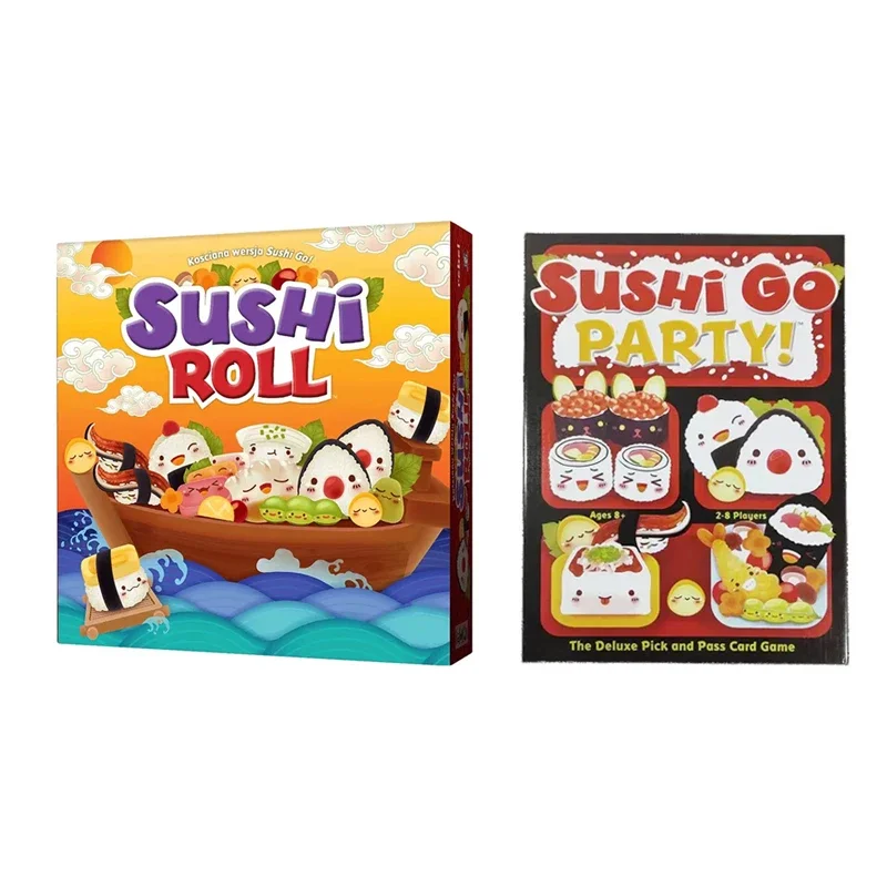 Sushi Go Party! /Sushi Roll / Sushi Go - The Pick and Pass Card Game with More Variety and Strategy