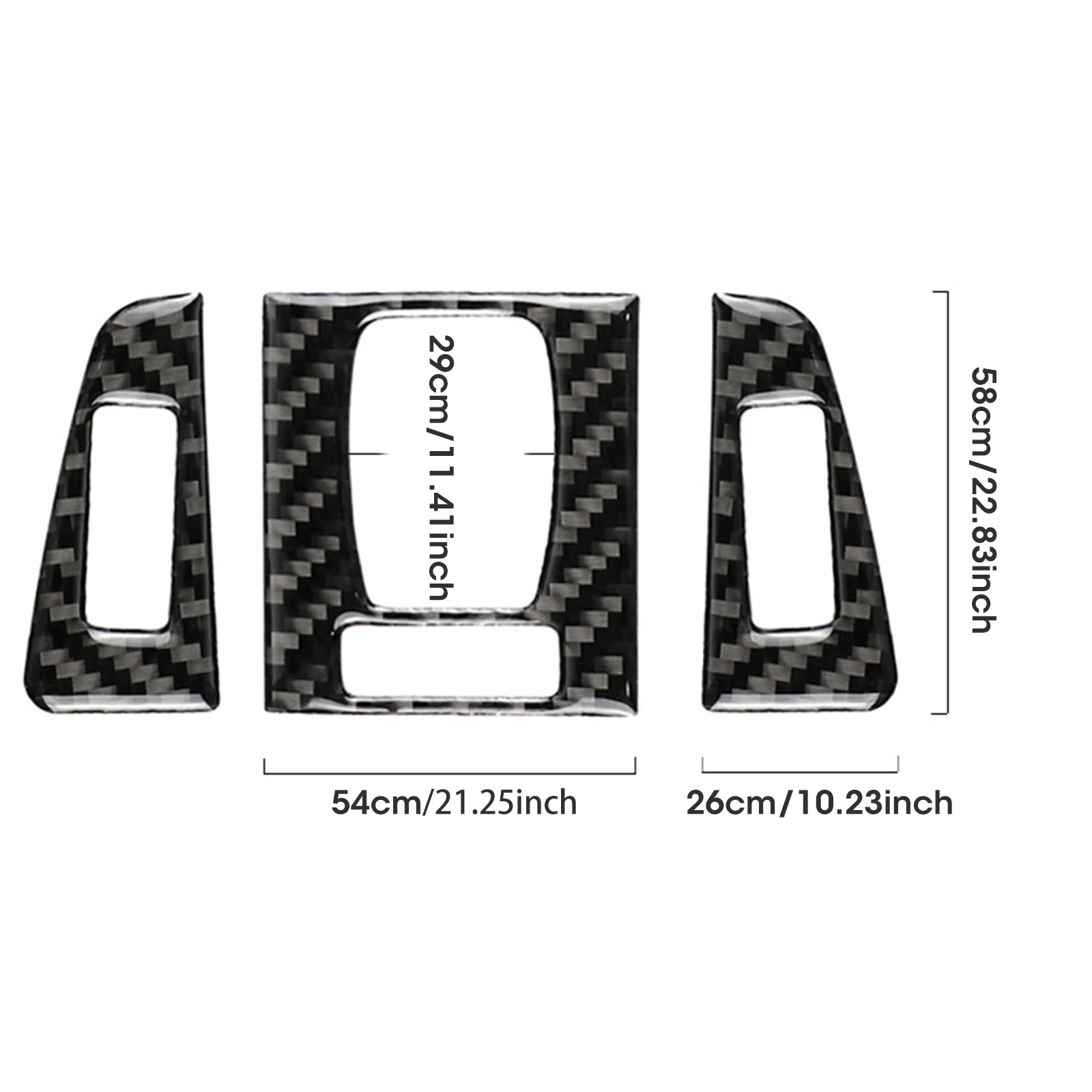 For BMW F30 F31 F32 F33 F34 320i 428i 3 Series Carbon Fiber Car Air Vent Outlet Cover Trim A/C Vent Air Conditioning Outlet Trim