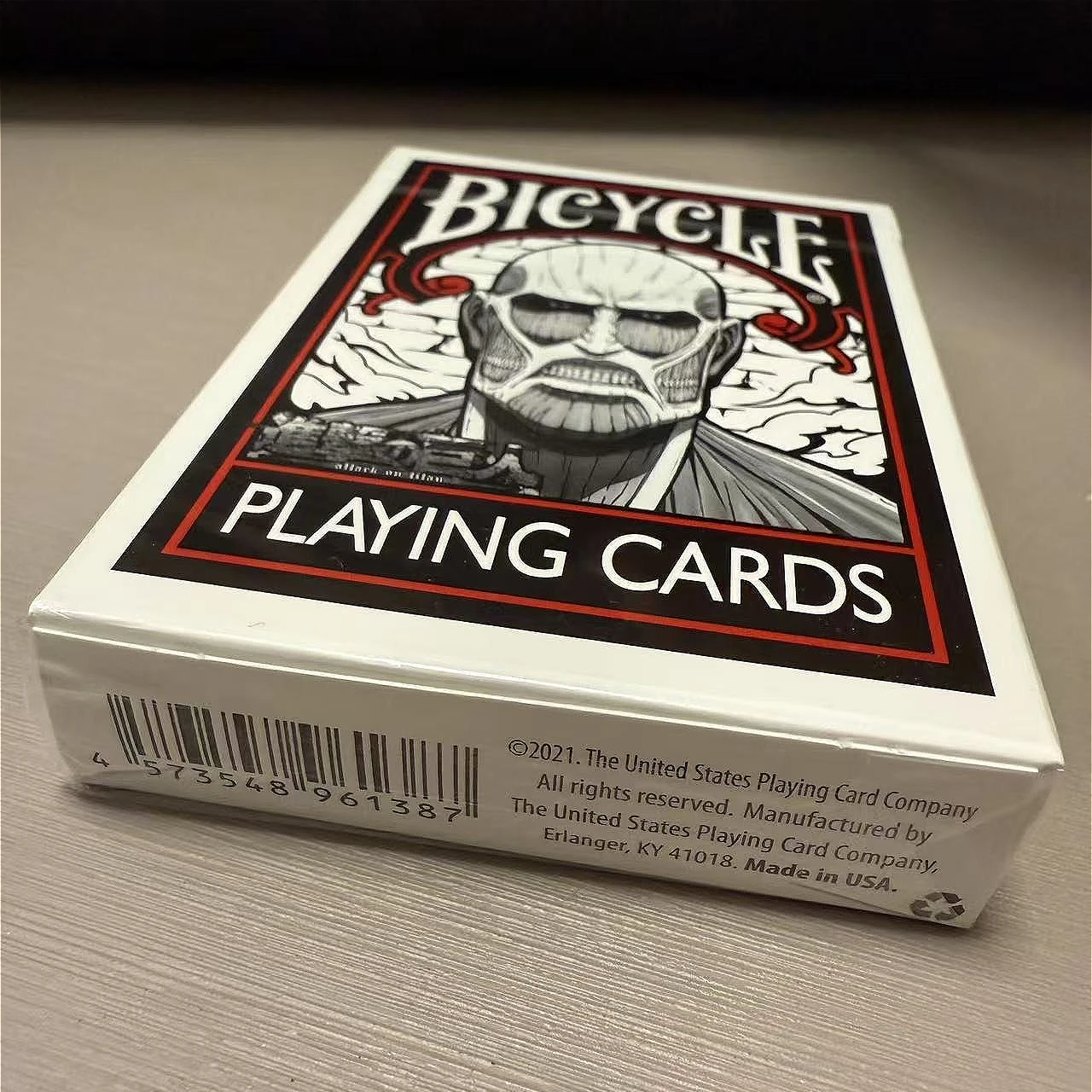 

Anime Attack on Titan Levi Ackerman Shingeki No Kyojin Cosplay Cartoon Playing Cards Collection Lesser Calorie Mascot Card Gift