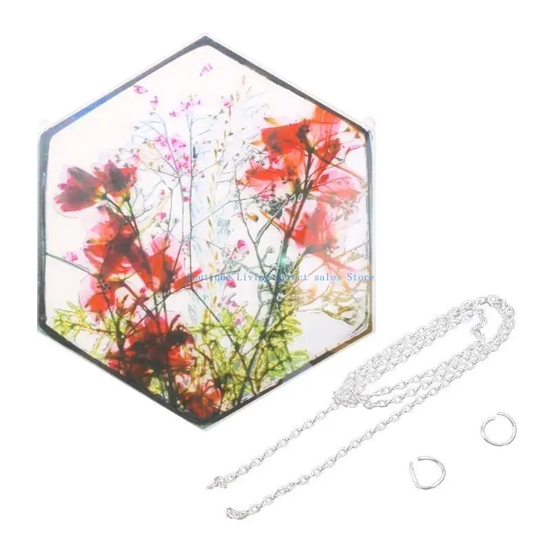 

Acrylic Frame Pressed Flowers Hanging Picture Artificial Plants Wall Pendant