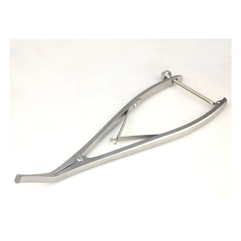 Joint spreader orthopedic instruments medical knee tibial plateau thin head toothed distraction forceps