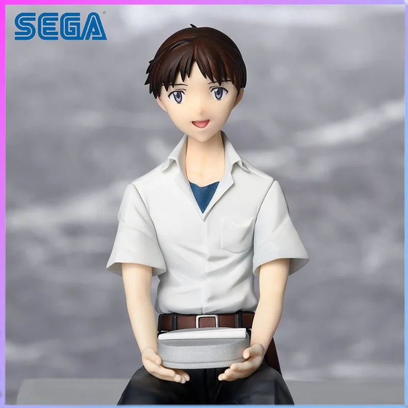 

SEGA в наличии Ikari Shinji Премиум Chokonose Фигурка Evangelion Shin Gekijouban Аниме EVA Пилот Коллекционная игрушка для влюбленных Kawaii
