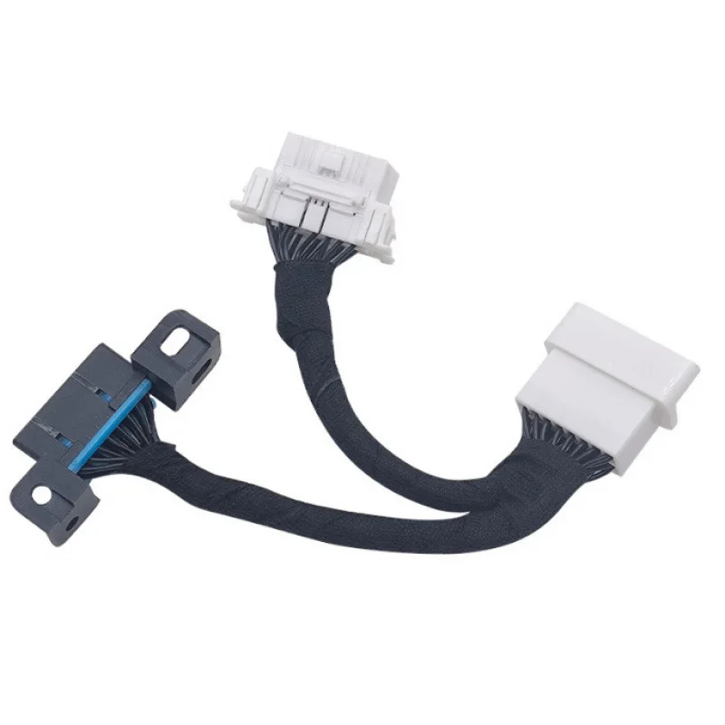 OBD2 1-to-2 Adapter Cable, 16-Pin, Compatible with Toyota and Nissan OBD Interfaces, Expansion Cable, Diagnostic Splitter