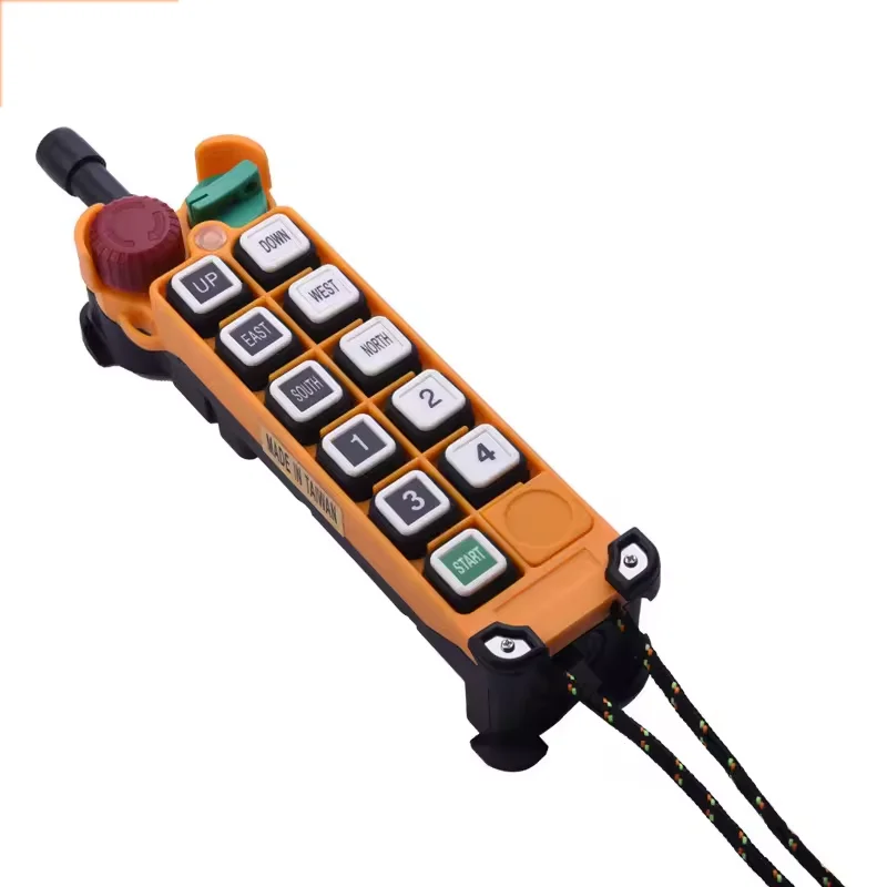 F24-10D Industrial Wireless Remote Control 10 Double Speed Buttons Waterproof Function 315MHz Frequency For Machinery